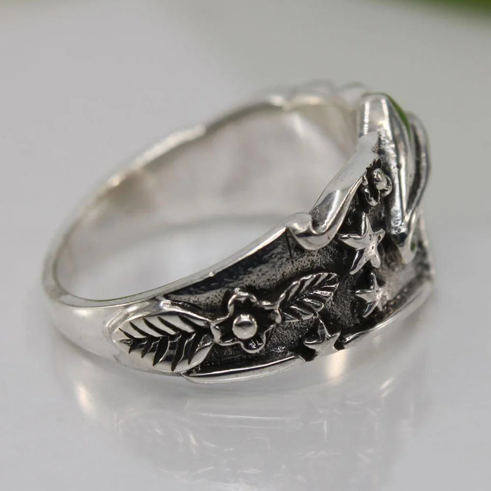 Europe Retro Mushrooms, Stars, Leaves  Rings in Europe and America  Personalized Men's Jewelry  Punk Style  Gothic Style